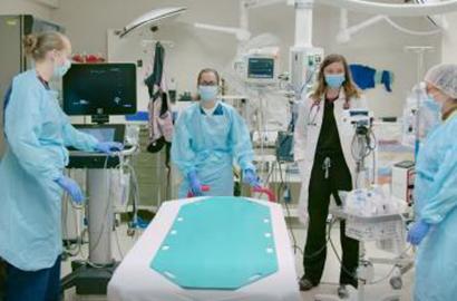 Students in Hospital Room